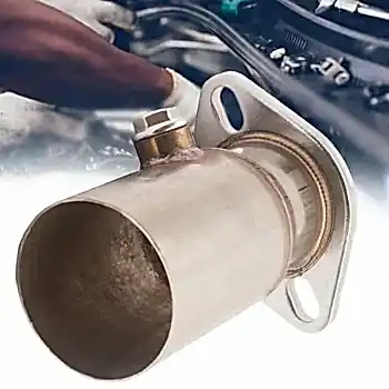 3-дюймовая нержавеющая труба до 2,5 дюйма, 2 болта, фланцевый редуктор с пробкой O2, детали выхлопной трубы, 1 шт.