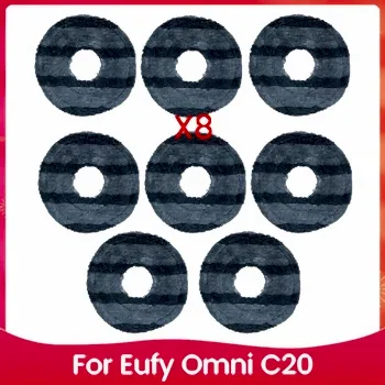 8 шт. Мягкие моющие прокладки для робота-пылесоса Eufy Omni C20