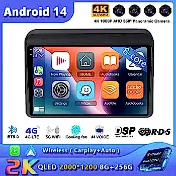 Android 14 для Suzuki Ignis 2016-2020 Автомобильный радиоприемник Мультимедийный плеер Стерео Беспроводной Carplay Авто GPS-навигация 5G WIFI Без 2din