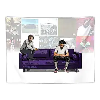 Kendrick Lamar x J Cole Гобелен