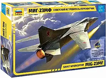 Zvezda 7225 МиГ-23МФ / Самолет Микоян тип 23МФ /многоцелевой истребитель/ 1/72 Звезда