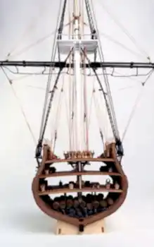 Деревянная модель корабля USS Constitution 1/75 Shicheng