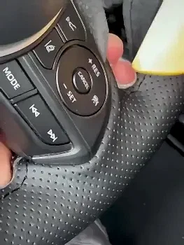 Для Lexus NX250 NX260 NX350 NX350h 2022 2023 прошитая вручную Нескользящая винно-красная натуральная кожа