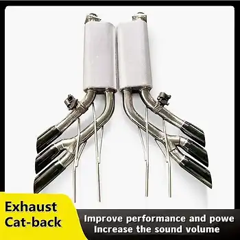 Для Mercedes-Benz G63 AMG W463 5.5T 2012-2018 изготовленная на заказ система глушителя клапана из нержавеющей стали с вибрационной выхлопной трубой