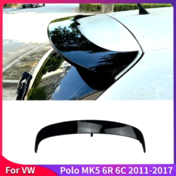 Задние крылья для VW Polo MK5 6R 6C 2011-2017 WRC, фиксированный спойлер, заднее крыло, автомобильные фиксированные ветровые аксессуары, декоративные автозапчасти