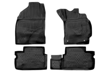 Коврики 3D в салон для TOYOTA Corolla (Quest в ЮАР), 2014- правый руль седан, Австралия, 4шт. (полиуретан)