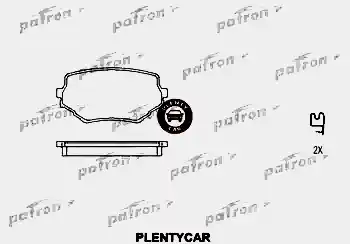 Колодки тормозные дисковые передн suzuki: grand vitara 98- Patron PBP1565