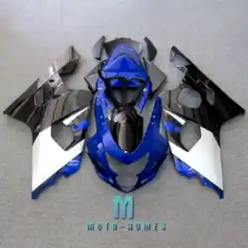Кузов Prime для SUZUKI GSXR600/750 04 05 2004 2005 K4, полный комплект, полный обтекатель, восстановление деталей мотоцикла, синий, черный