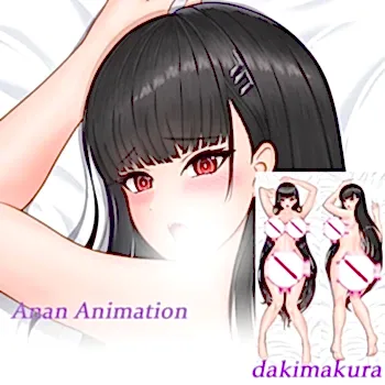 Наволочка Dakimakura Anime Rio BlueArchive двухсторонняя 150x50 см