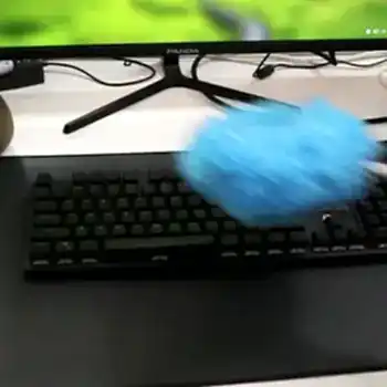 Пластиковый потолочный вентилятор 12 дюймов со съемной щеткой