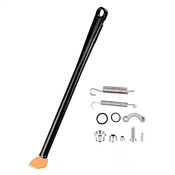 Подставка для ног из алюминиевого сплава с ЧПУ, Боковая подставка, Аксессуар для Husqvarna FE 250 FE 350 TE 125, черный Стержень, Оранжевая ножка