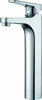 Смеситель для раковины высокий Wonzon & Woghand Athens, Хром (WW-081102-CR)