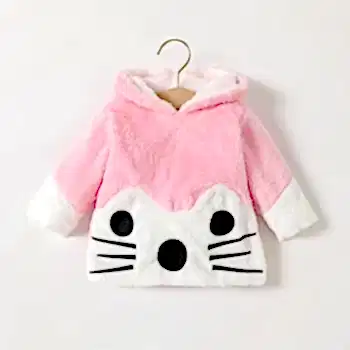 Теплая толстовка с капюшоном кролик Nike 0-24 мес